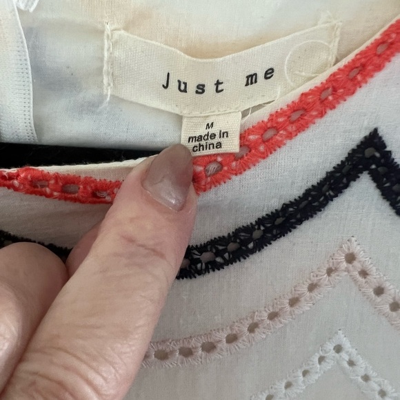 Colorful Chevron Ruffle Dress - Picture 6 of 6